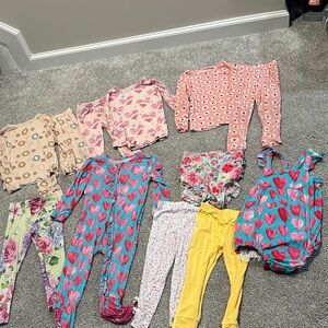 Posh Peanut 2T bundle lot plus bamboo boutique brand PJ‎ set